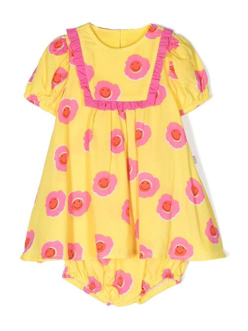 Abito neonata stampa floreale Stella McCartney Kids | TS1041Z0892201MC